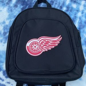 NWOT Detroit Red Wings NHL Mini Back Pack Book Bag Gym School Sport Kid Or Adult